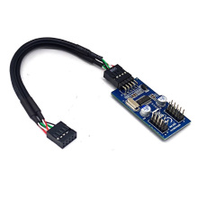 ����USB���һ�ֶ��Ű�USBһ�ֶ�USB2.0 9PIN�D�p9ᘽӿ�1��2