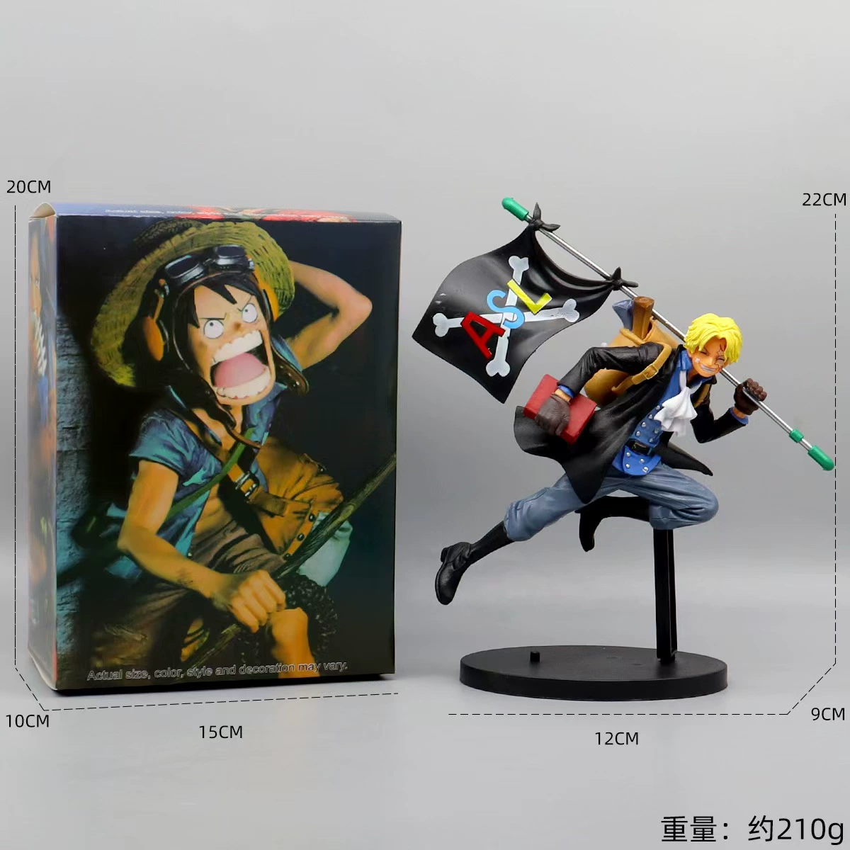Фигура (One Piece) Кимоно-битва Луфи — ручная коллекционная вещь, несколько вариантов персонажей, 0.45 кг