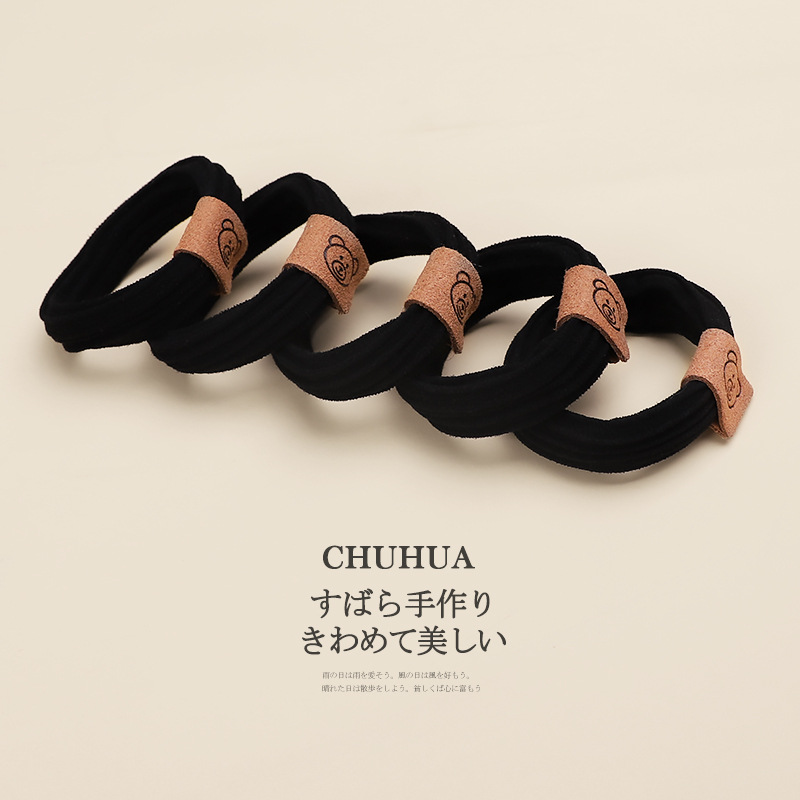 Diadema sin costuras tocado accesorios para el cabello banda para el cabello estilo coreano femenino Cola de Caballo corbata pelo no duele banda de goma elástica pelo cuerda al por mayor