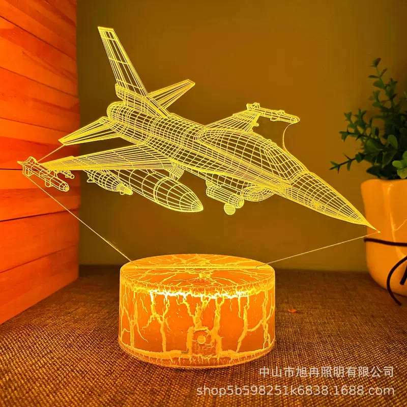 Ночник, атмосферная подсветка, настольная лампа 3D, подарок на день рождения