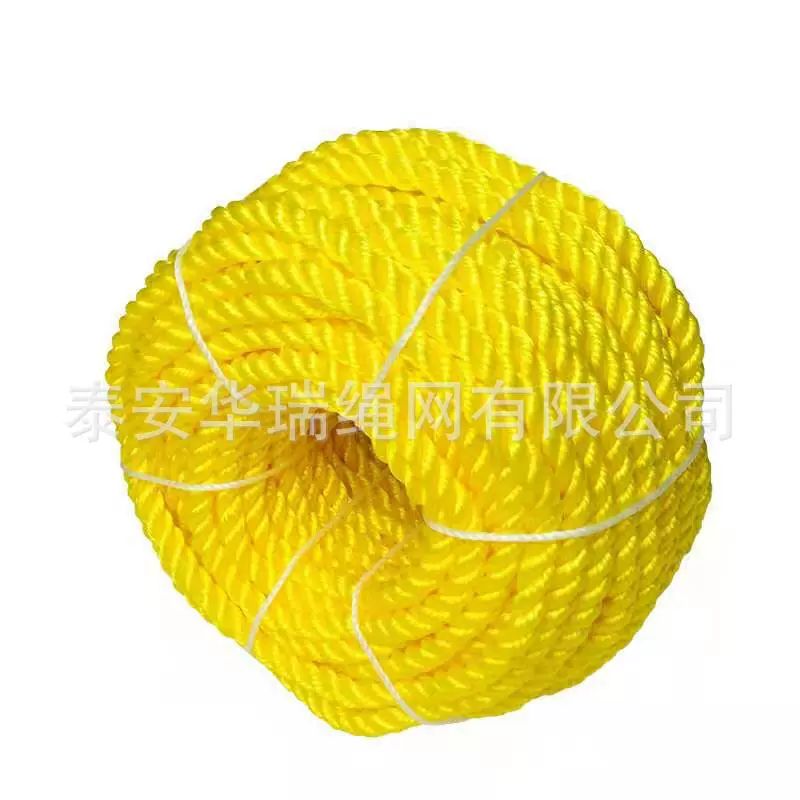 Производители Шаньдун оптом PE три нити витой канат морской новый материал полиэтиленовый Канат