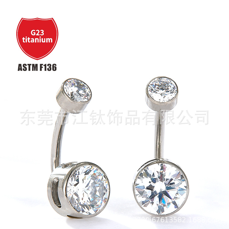 Pointed titanium steel lip stud product view