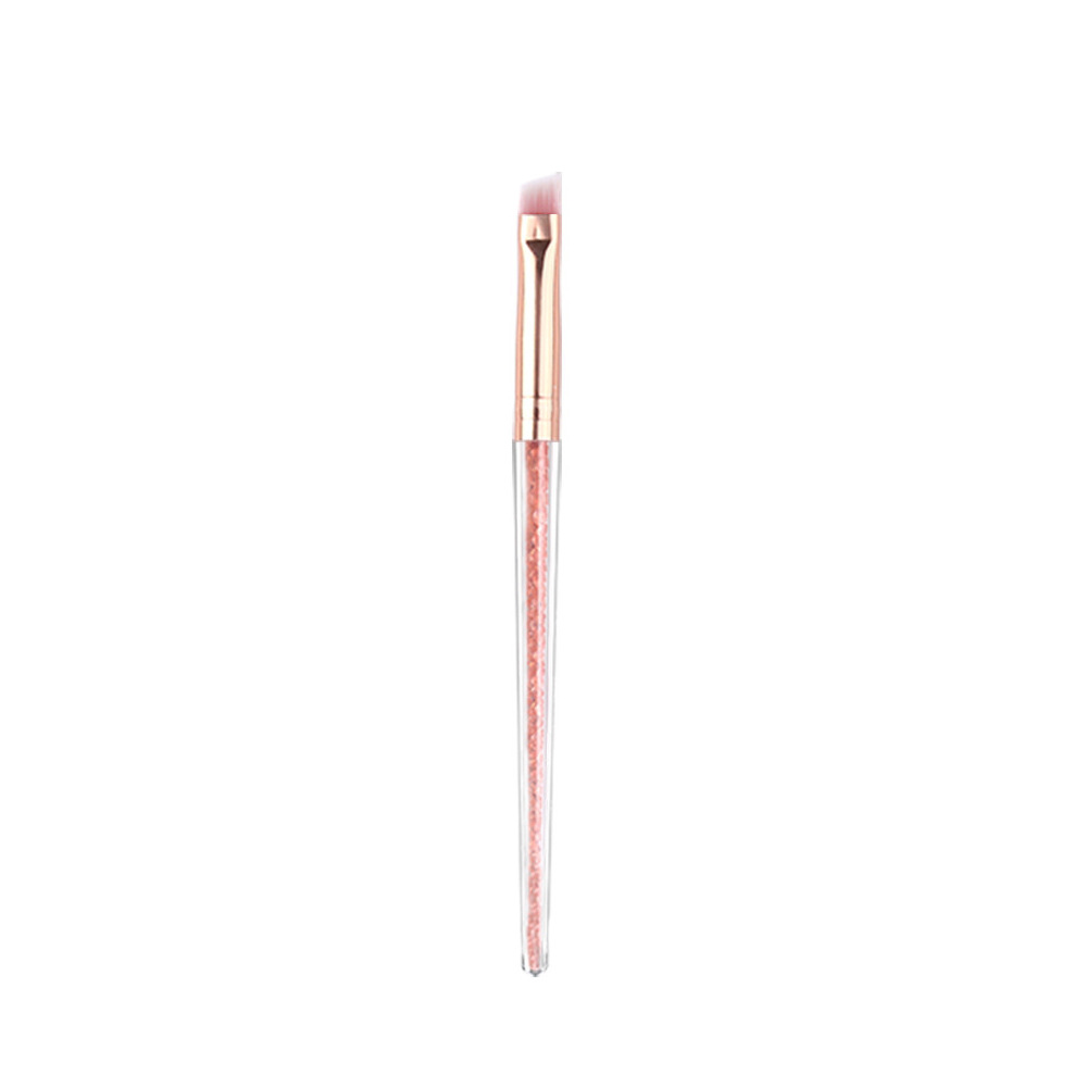 Zoreya Blush sombra de ojos cepillo traje interior diamante cristal Rosa maquillaje cepillo bolsa de almacenamiento Fundación cepillo maquillaje herramientas