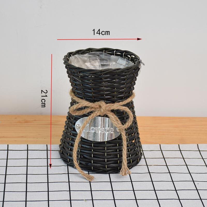 Jarrón de trompeta - negro