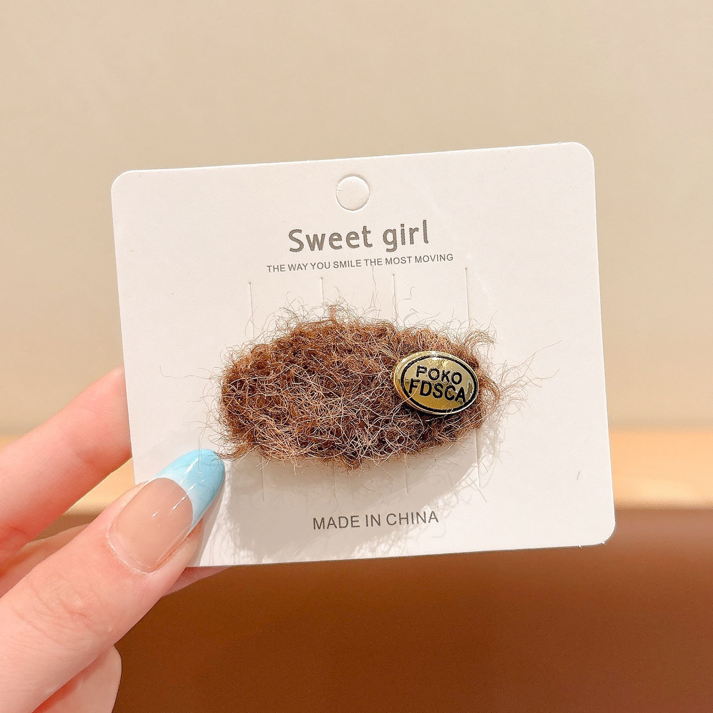 Clip de cabello de flor de leopardo para mujeres clip de cabello de alto nivel frente clip de frangeo 2025 nuevo clip lateral clip de cabello toque