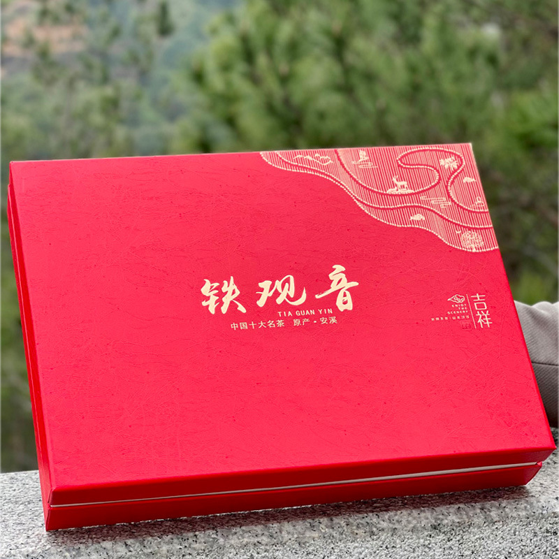 Tieguanyin tea in gift box