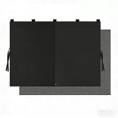 Car curtains, Magnetic Mesh Double-Layer Car