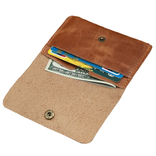 K card bag factory supply crazy horse leather men's wallet genuine leather simple first layer cowhide retro casual wallet wholesale