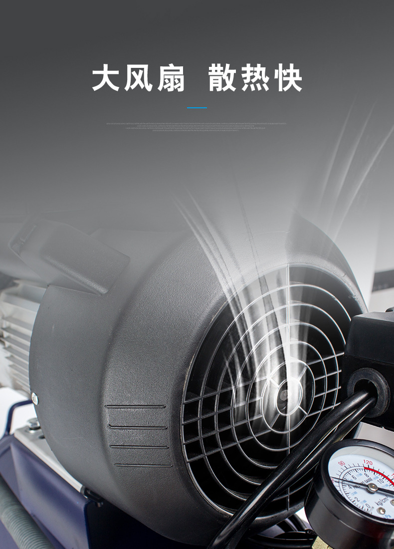 Hurricane Domineering Pump Air Compressor with Oil Household Woodworking Air Pump Spray Paint Air Compressor 220V