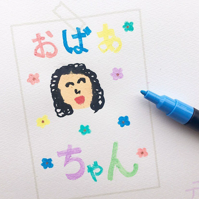 Маркер АКРИЛОВЫЙ POSCA (Uni) — для плакатов/искусства, водная основа, многоцветные наборы (1M/3M/5M/8K/17K)