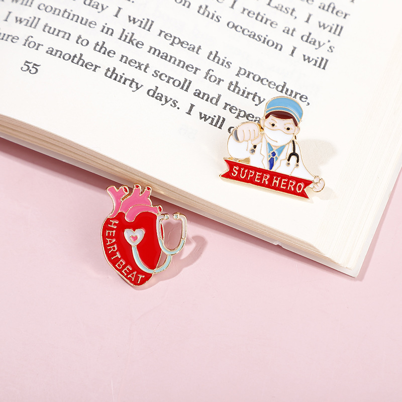 cartoon brooch