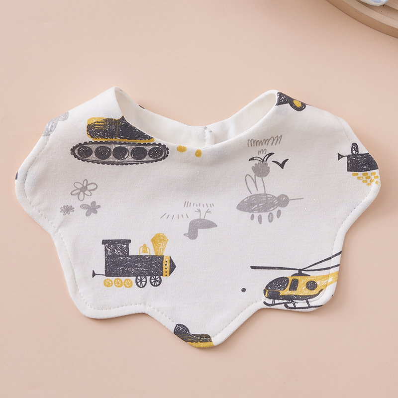 헬리콥터 [큰 꽃잎 턱받이]