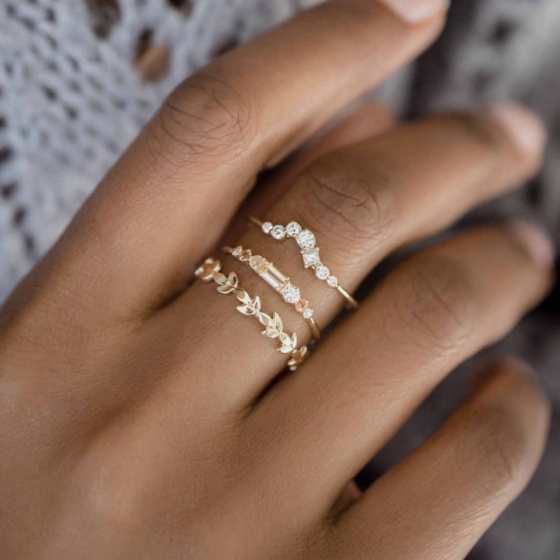 13g Weight Rings Classification 11, 5, 6 Ring Size 1 Set Quantity Casual, Street Occasion Alloy Material Geometric Pattern All Seasons Season Women's Gender Plating Design Classic Style Style 1 Set Classic Style Geometric Alloy Plating Women's Rings 2