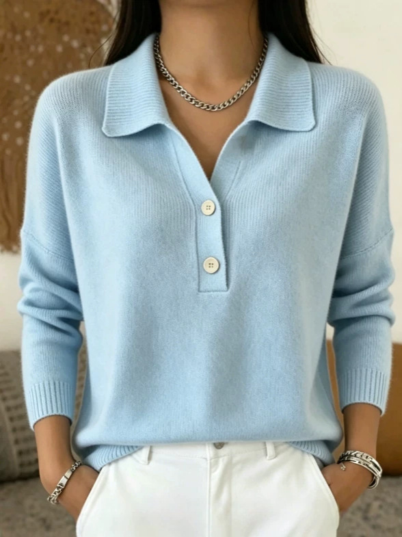 demi-season knitted sweater