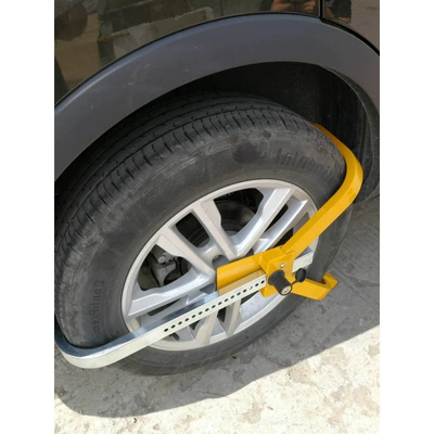 Car lock — Lock, Car Anti-Theft Lock - three-prong-lock-without-disc
