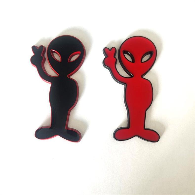 Creative Metal Car Sticker - Domineering Alien Car Emblem - Personalized Modified Alien Car Body Sticker