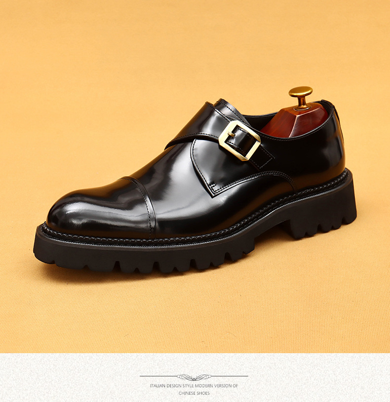 Heißer verkauf high-grade patent leder glänzend leder schuhe männer schaffell innen leder drei-joint dicken sohlen formale tragen Mengke schuhe_voghion.com