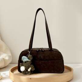 街灯胶片枕头包包女士秋冬百搭上班通勤包单肩腋下包工厂一件代发