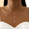 Fashionable retro pendant, necklace, suitable for import, city style, simple and elegant design