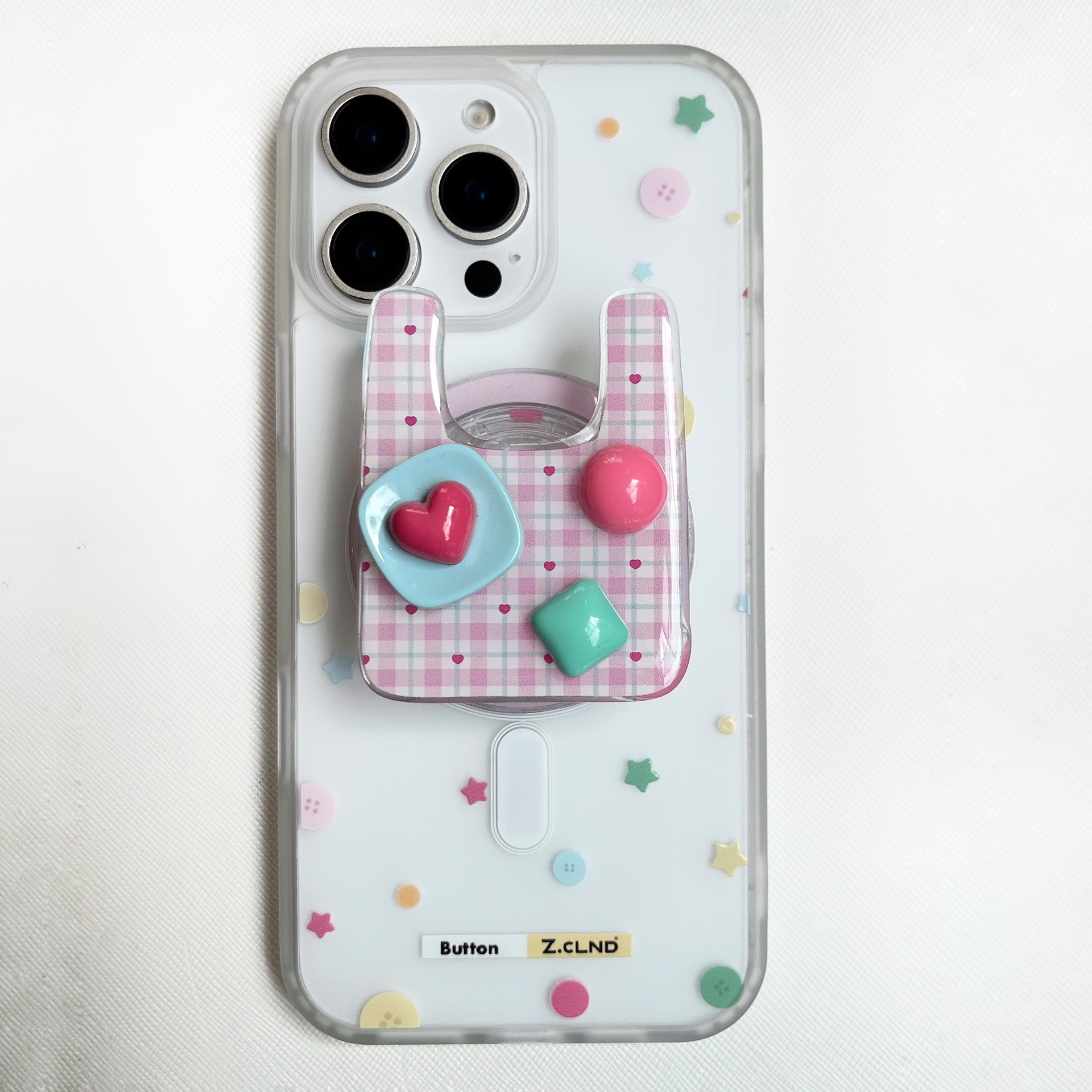 Botón estrella de dopamina de verano para iPhone16 Apple 15ProMax funda para teléfono móvil 14PM magnético 16PM