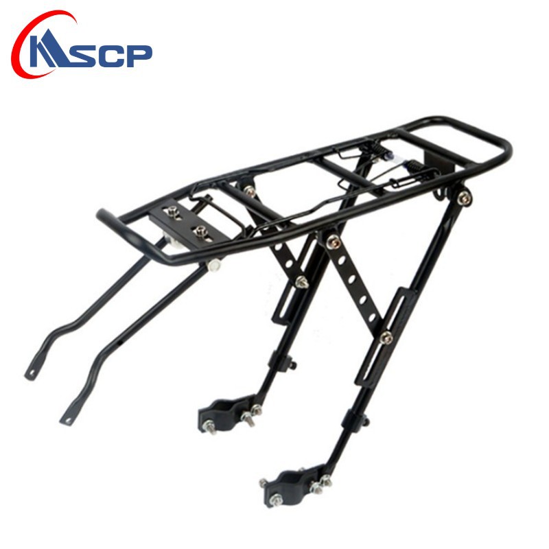 Bicicleta trasera percha de aleación de aluminio trasero estante de freno de disco de liberación rápida bicicleta de montaña percha trasera estante 023
