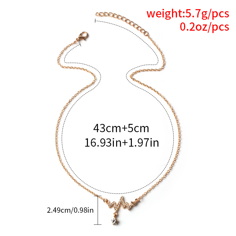 Fashion Geometric Alloy Plating Women's Necklace display picture 2