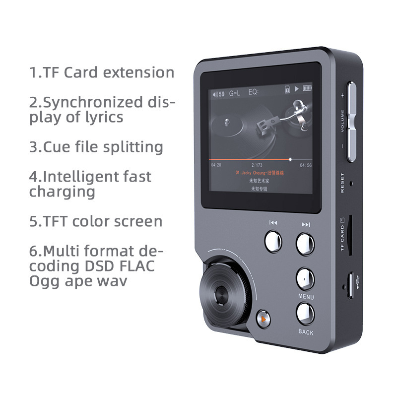 マスターレベル HIFI ロスレス DSD256 音楽プレーヤー高忠実度スポーツプロフェッショナル MP3 カーウォークマン|undefined