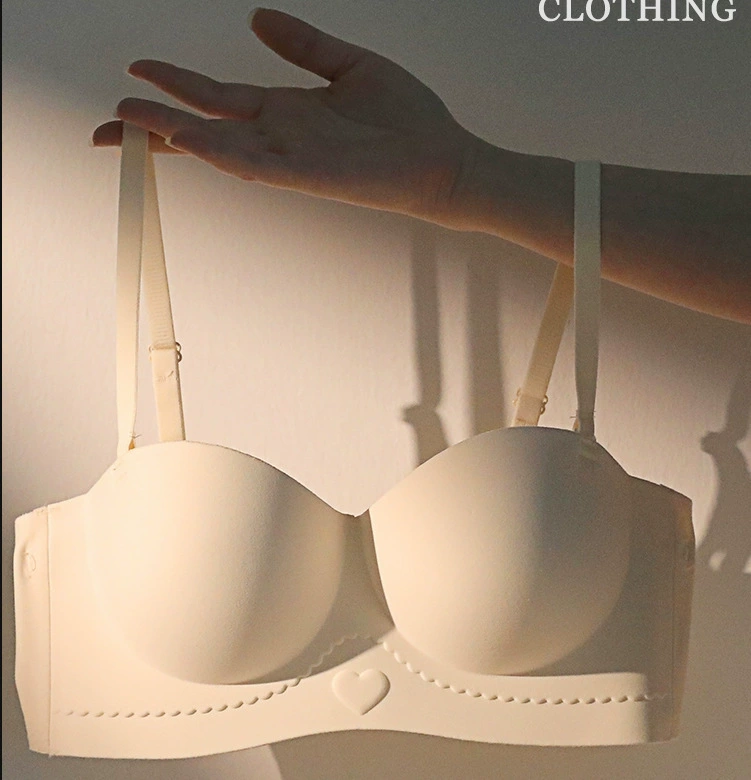 Underwear, push up bra, non-slip supporting straps, strapless, increased thickness