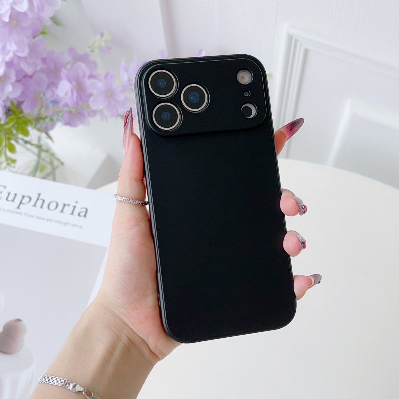 DIY适用苹果17手机壳仿液态直边iphone16硅胶15promax全包磨砂14|undefined
