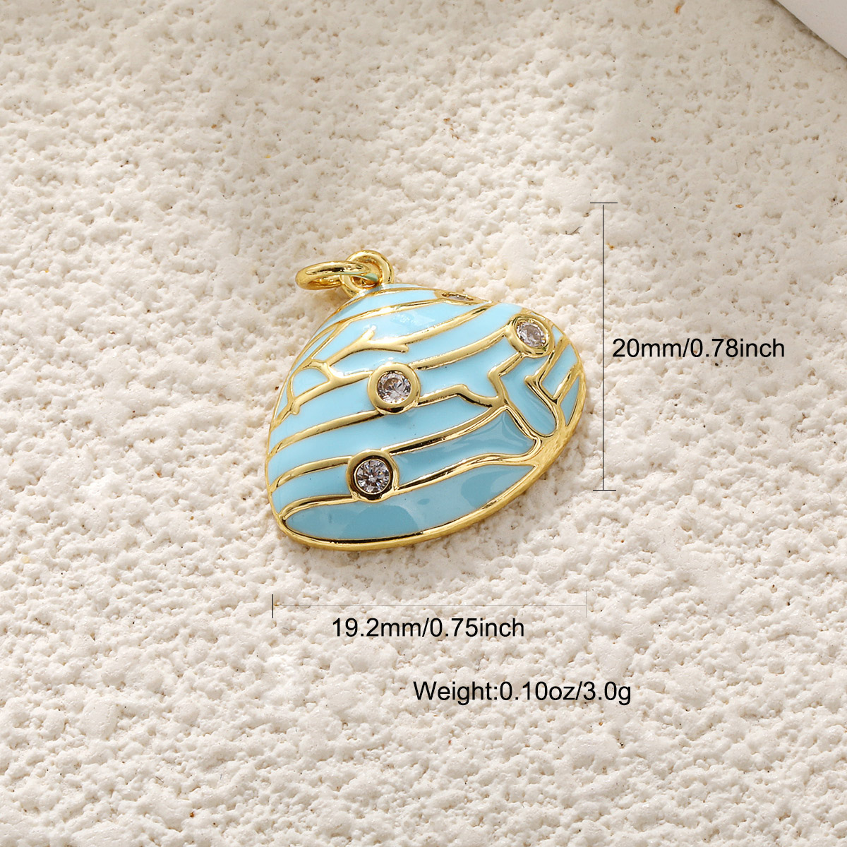 2g Weight Pendant Jewelry Making Type DIY Jewelry Accessories Classification 1 Piece Quantity Copper Material Starfish, Conch, Dolphin, Hippocampus, Fish Pattern All Seasons Season Enamel, Plating Design Cute, Marine Style Style 1 Piece Copper Starfish Conch Dolphin Pendant DIY Jewelry Accessories 7