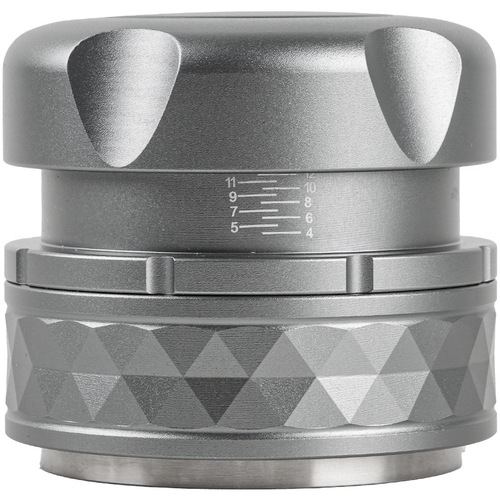 Stainless steel coffee press powder distributor balanced elasticity constant espresso coffee filling press with scale 58mm