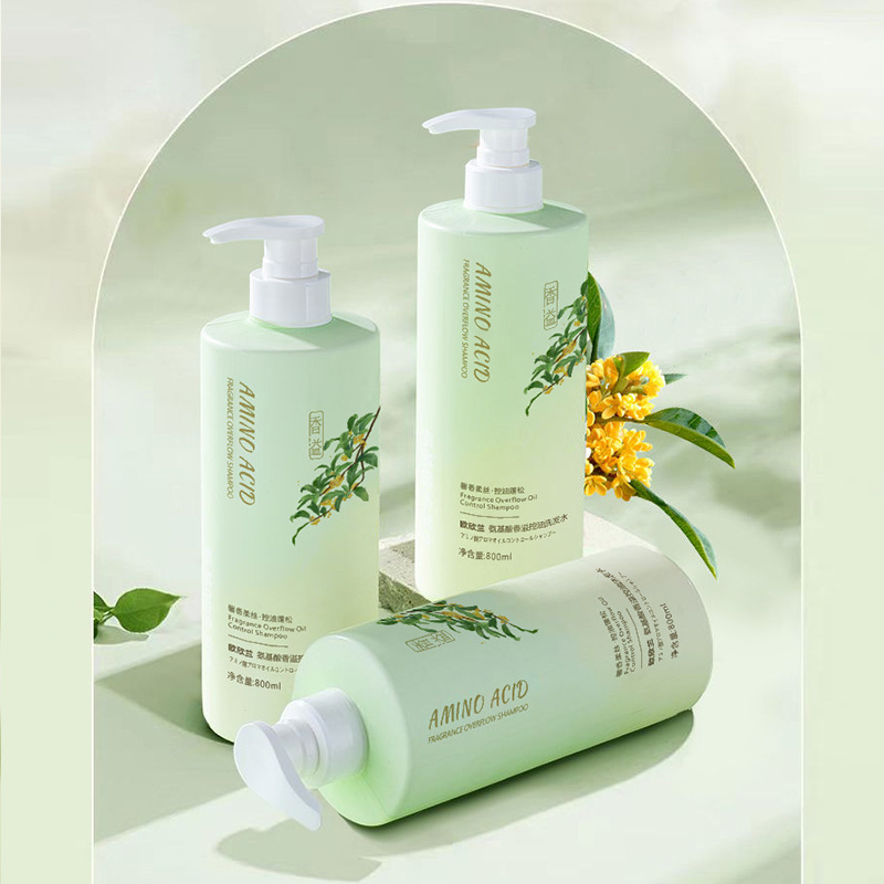 OXINLAN Fragrance Amino Acid Shampoo Fragrance Flower Extract Anti Caspa Oil Control Perfume Perpetual Bath Gel para el cabello image 4