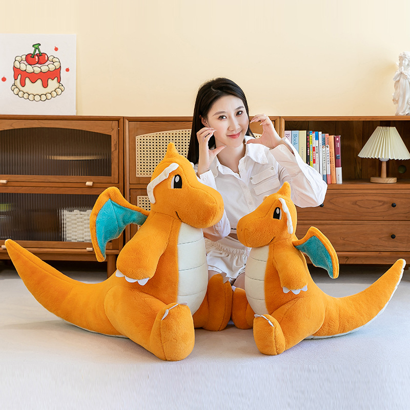宝可夢人形ポケモン快龍公仔ぬいぐるみ男の子人形抱き枕大掴み人形|undefined