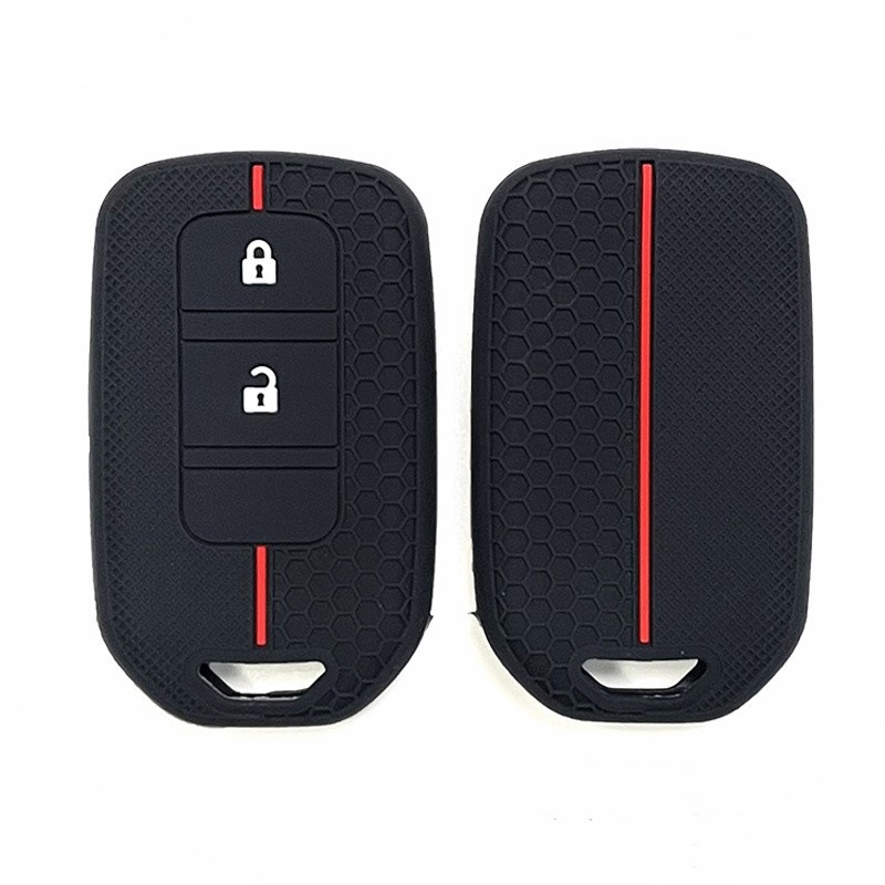 Suitable for Civic Silicone Key Cover, Old Model Accord, Inspire, Odyssey, Lingpai, Ailu, Crown, Honeycomb Pattern