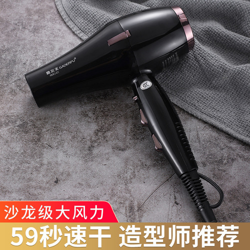 New Style Hair Salon Hotel Constant Temperature High Wind Power Blue Light Rapid Dry Negative Ion High Power Household Hair Dryer