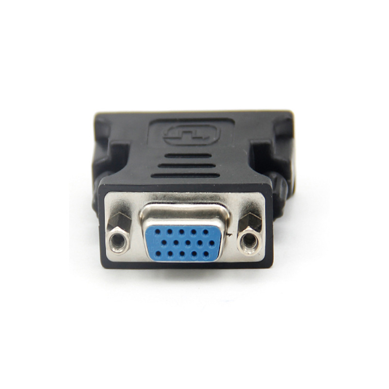 メーカー卸売VGA変換DVI24 5変換ヘッド黒VGAメス変換DVIオス変換ヘッド変換プラグパソコン|undefined