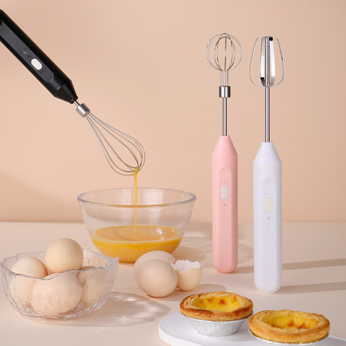 Handheld coffee frother, egg white cream stirrer, milk frother, household wireless electric egg beater