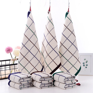 Factory wholesale plain cotton square towel face towel soft absorbent labor protection promotional gifts towel printed logo daily necessities