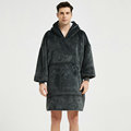 亚马逊hoodie blanket超大码懒人毯连帽休闲宽松加厚可穿毯子冬季