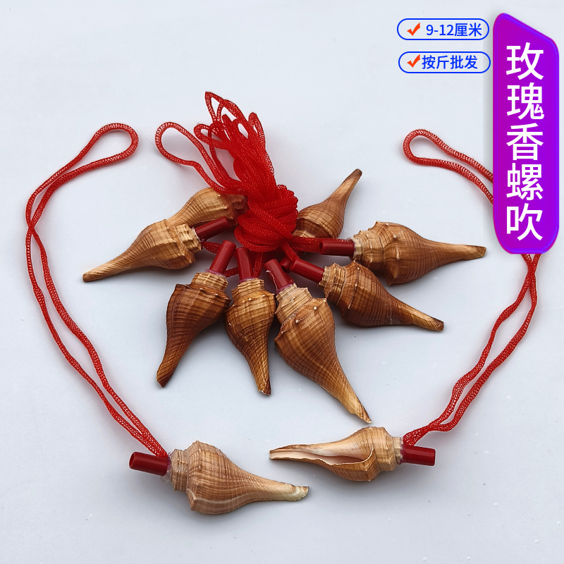 露店の装飾品、さまざまな貝殻、巻貝の工芸品、貝殻、巻貝の笛、子供のおもちゃ、巻貝の笛の卸売|undefined