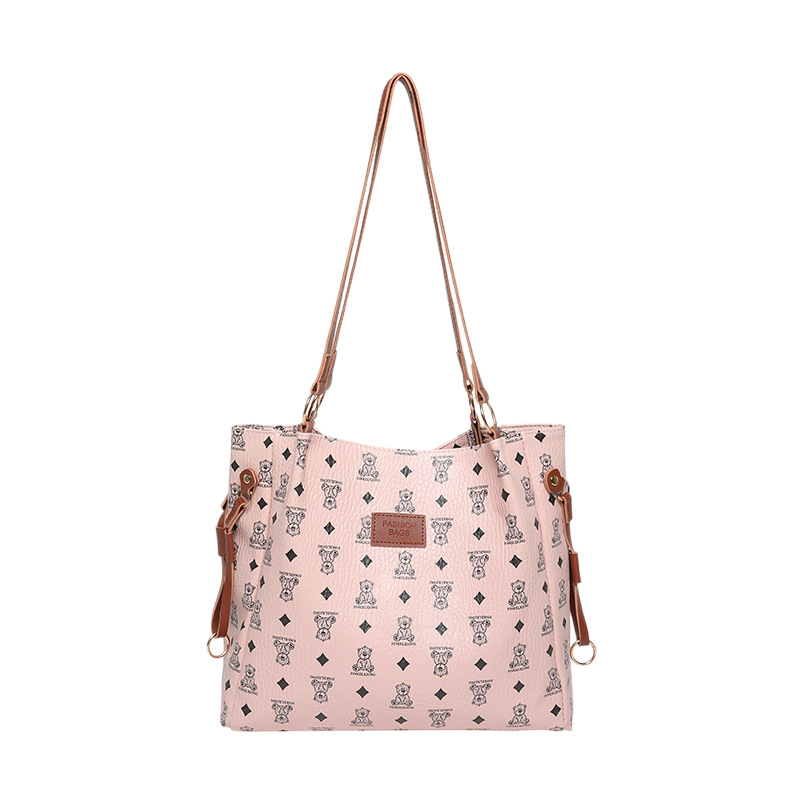 Retro 2025 nuevo estilo de moda de viaje de hombro bolso de brazo de mujer textura universal bolso de mano gran capacidad