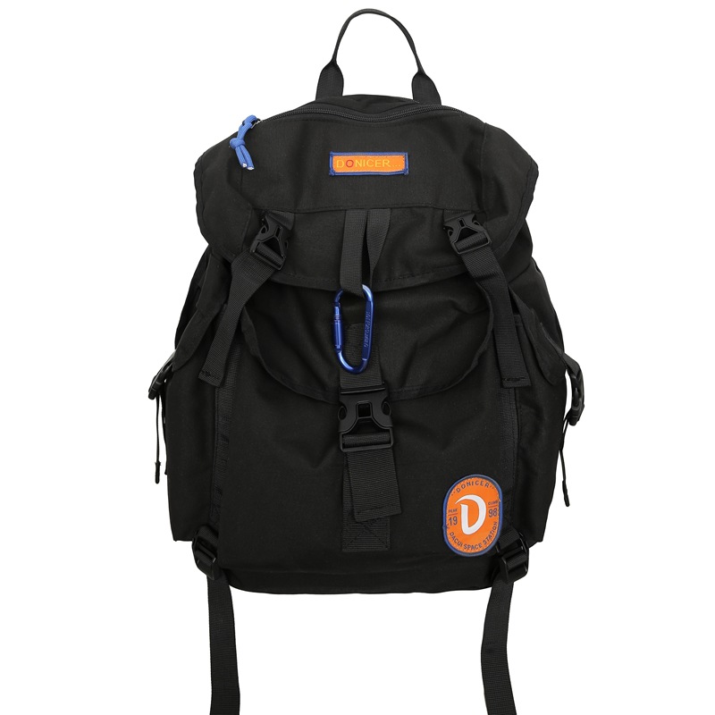 2024 verano diseño de nicho bolsa de montañismo con tapa grande impermeable neutral mochila de senderismo para jóvenes