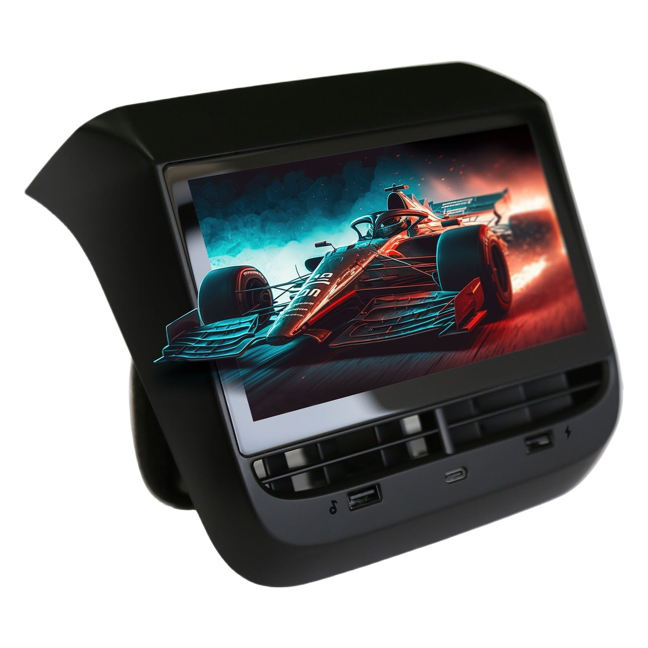 Aplicable a Tesla Model3/y trasera 7 pulgadas entretenimiento aire acondicionado control coche interior modificado pantalla LCD