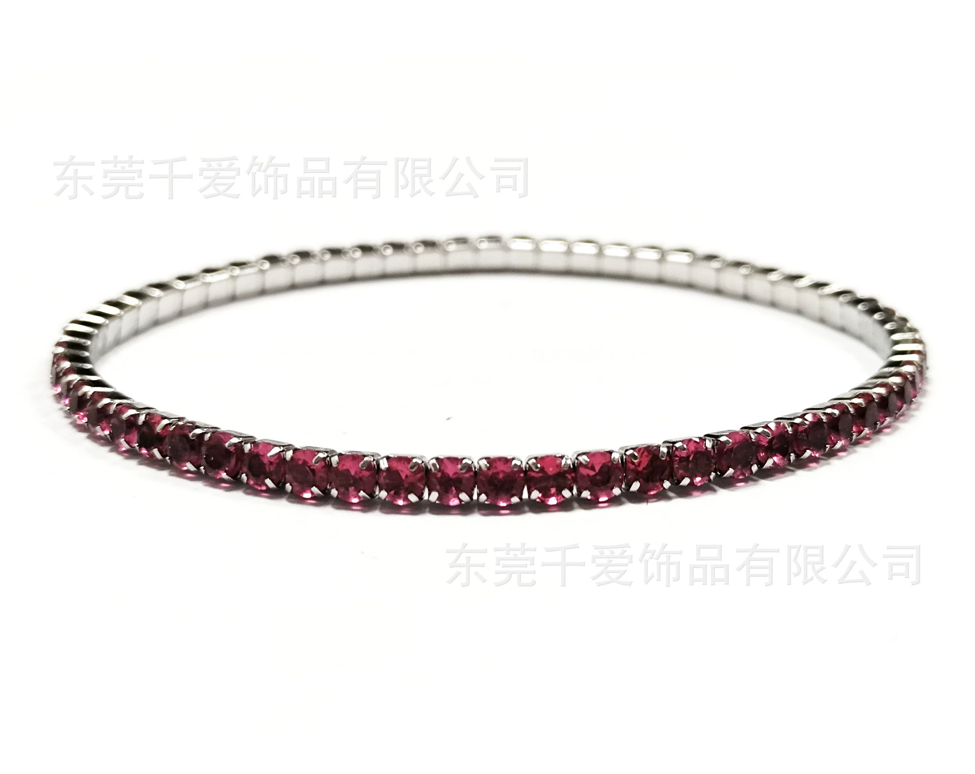 Elastic bracelet stainless steel, zirconium, tennis fashionable accessory, direct factory sales