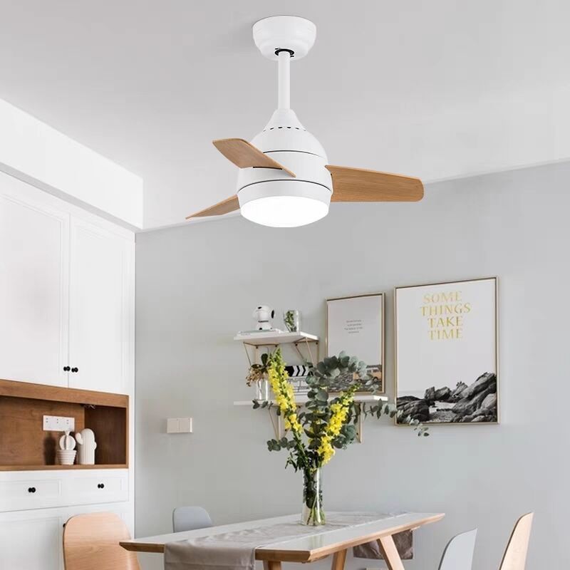 Modern and minimalistic air fan for living room for bedroom for children's room, ceiling lamp with light 3