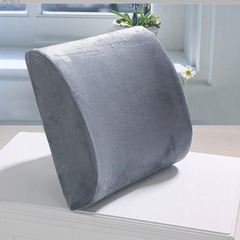 Factory goods Tong memory cotton waist cushion car office backrest slow rebound waist support cushion can be embroidered