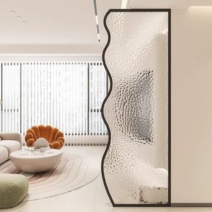Light Luxury Glass Screen Partition for Entryway, Living Room, Entrance, Washstand, Bathroom, Blocking Changhong Tempered Glass