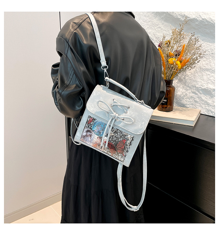 540g Weight Synthetic Leather Lining Material Sewing Thread Fashion Element Magnetic Buckle Closure Type Double Shoulder Straps Strap Type Functional Backpack Bags Type Casual, Daily Occasion Pu Leather Material Women's Backpack Backpack Color Block Pattern All Seasons Season Women's Gender Cute, Streetwear Style Square Shape Color Block Casual Daily Women's Backpack Functional Backpack 14