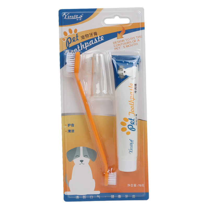 Pasta de dientes para mascotas, cepillo de dientes para perros, cepillo de dientes para gatos, cepillo de dientes para perros, pasta de dientes de limpieza oral, cepillo de dientes para dedos