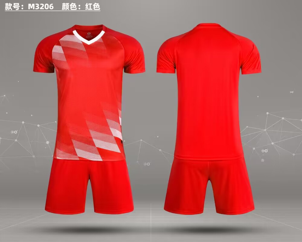 Quần áo thể thao bóng đá ngắn tay mùa hè đồng phục thi đấu trẻ em đồng phục bóng đá tùy chỉnh trường học dành cho nam và nữ